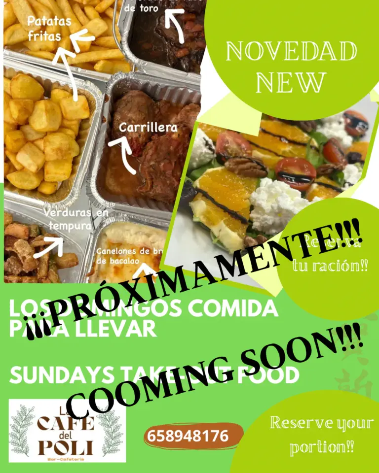comida para llevar proximamente